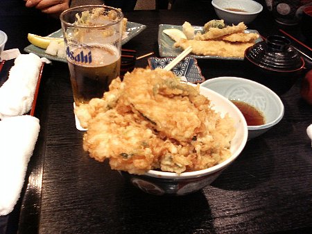 金龍かき揚げ天丼