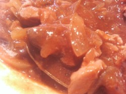 チキンレバークレオール（拡大）
