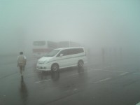 霧の中山峠