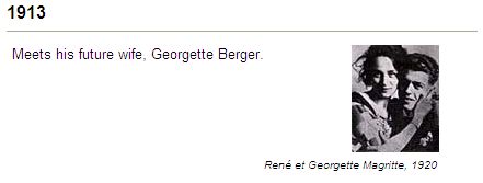 Meets his future wife, Georgette Berger. 