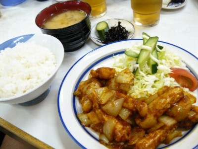 とんかつ洋食春のカレー味とんてき定食