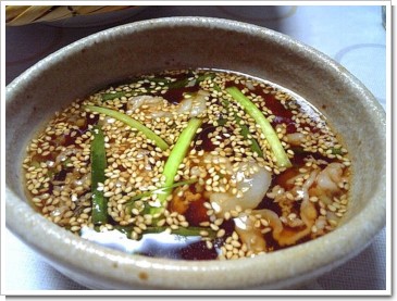 豚ねぎ蕎麦のつゆ
