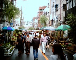 お富士さんの植木市（観音裏柳通り）