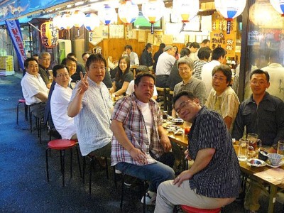 先進会御一行（居酒屋浩司にて）