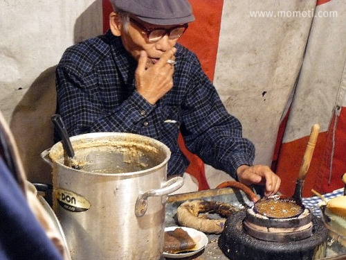 カルメ焼きのおじさん