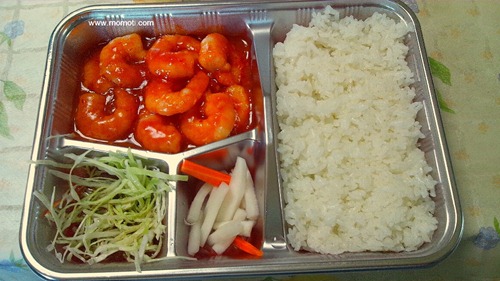 海老チリソース炒め弁当