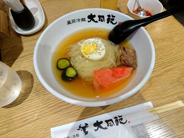 大同苑盛岡フェザン店の冷麺