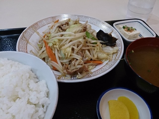 野菜炒め定食