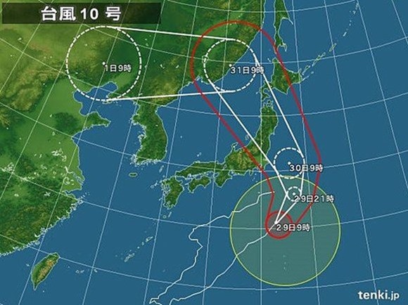 台風10号