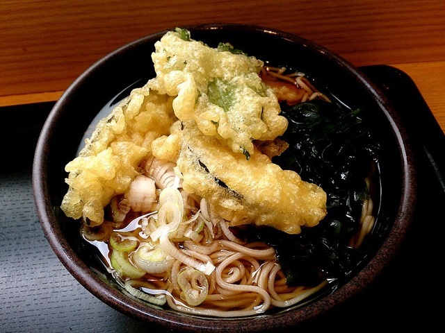 野菜天そば大盛り