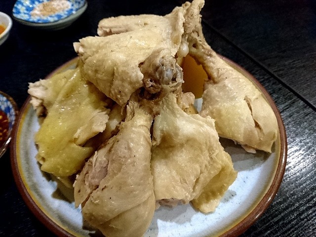 蒸し鶏