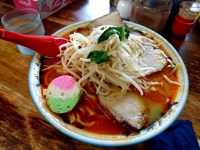 昼餉らい久本店の味噌ラーメン