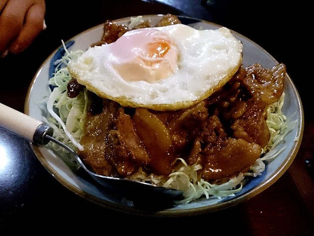 豚照焼丼大盛り