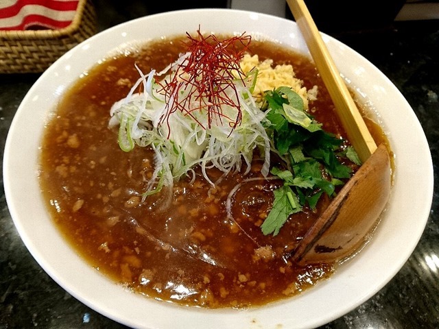 そぼろあんかけ豚蕎麦