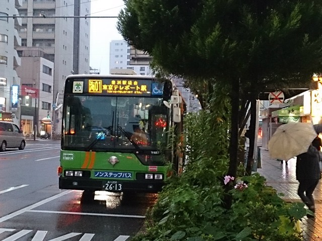 門前仲町発東京テレポート駅行きバス