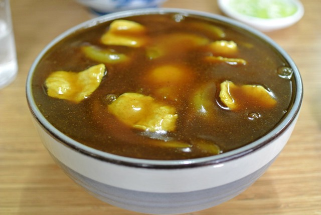 カレー南ばんそば玉落とし