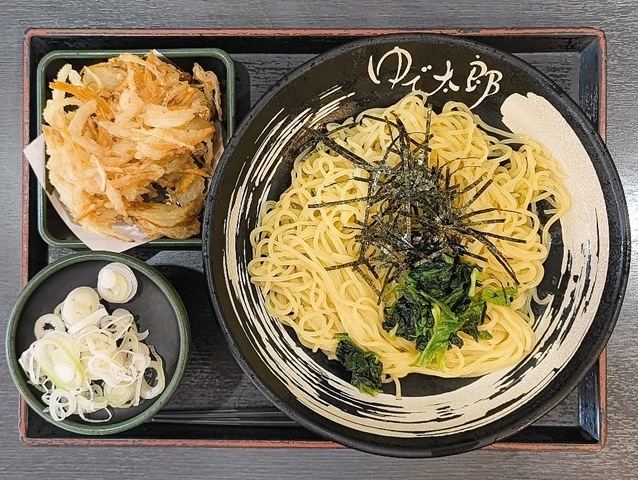 ざる中華＋かきあげ＝かきあげざる中華