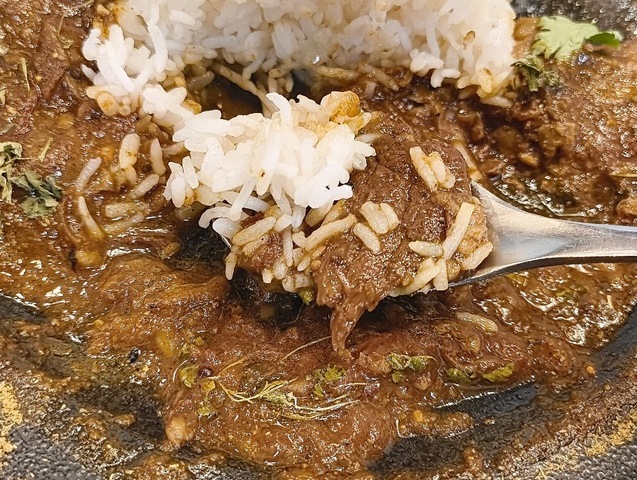 カレーライスにして食べる