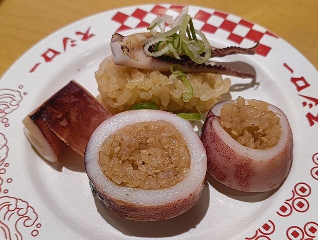 いか飯風すしとゲソにぎり