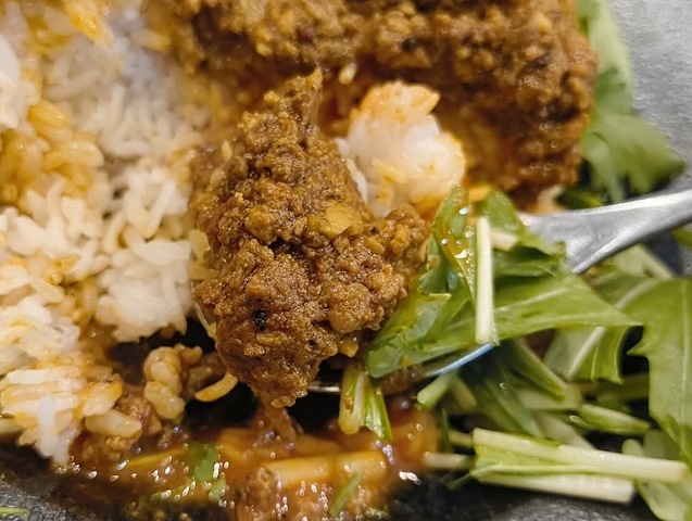 パクチーと水菜も一緒に