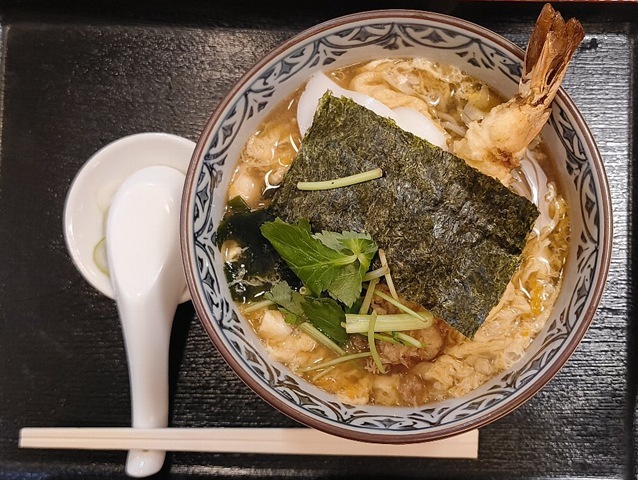 天とじそば