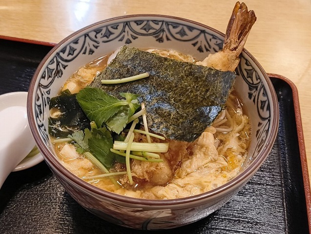 天とじそば