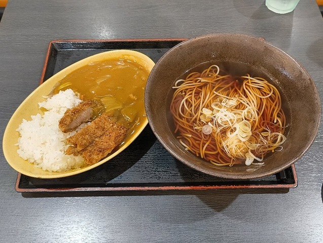 ミニカツカレーセット（かけ）