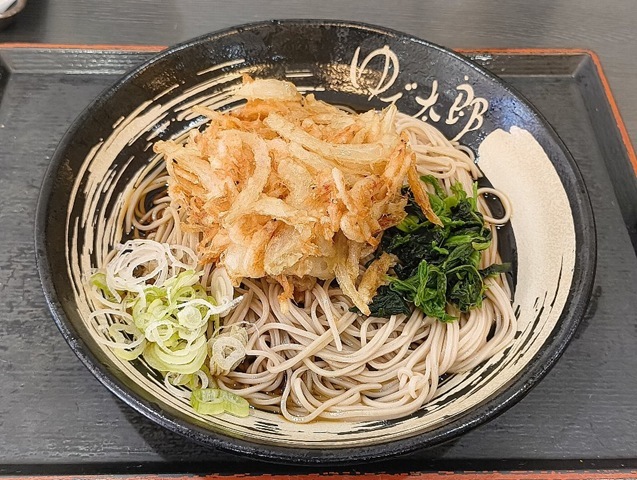 桜えびのかきあげそば（ぶっかけ）