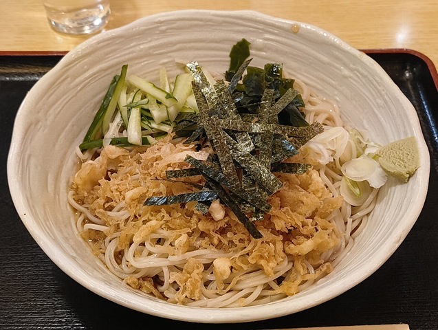 冷したぬきそば（大盛）