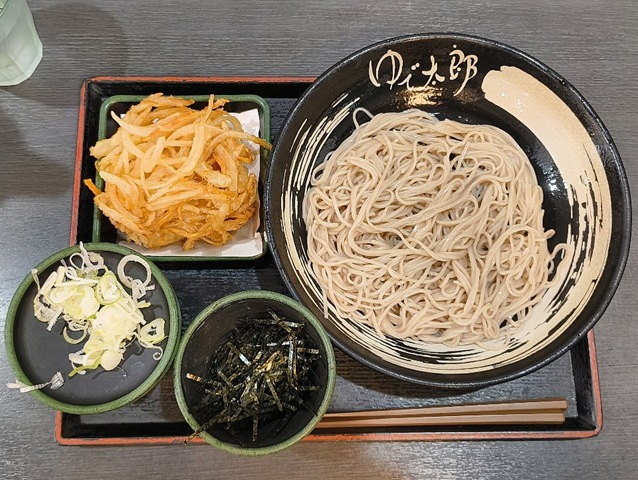 ざるそば＋かきあげ