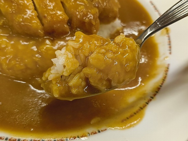 カレーレイスにして食べる