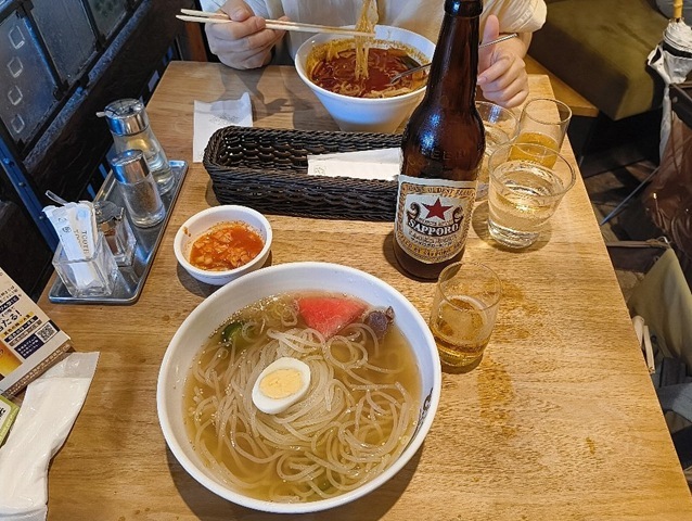 テーブルの上