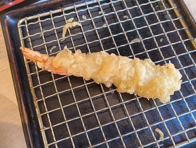 最後に海老天だ