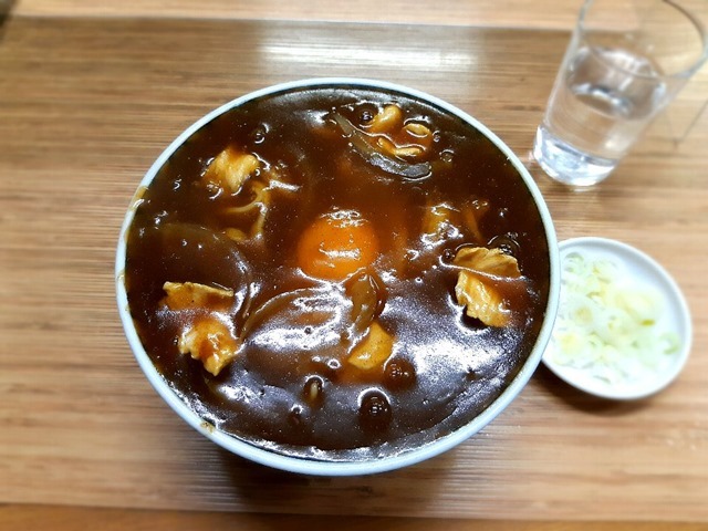 カレー南蛮そば玉落とし