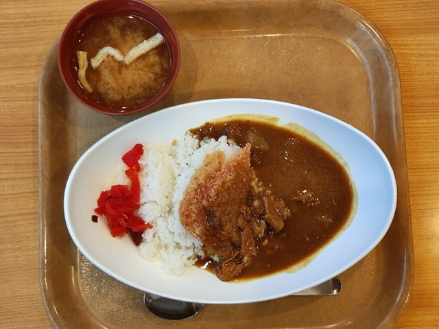 ハムカツカレー