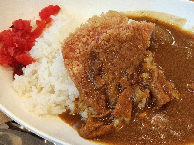 ハムカツカレー