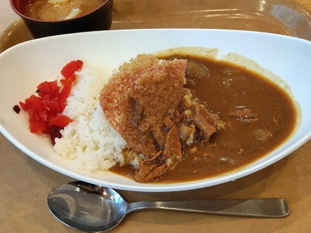 ハムカツカレー