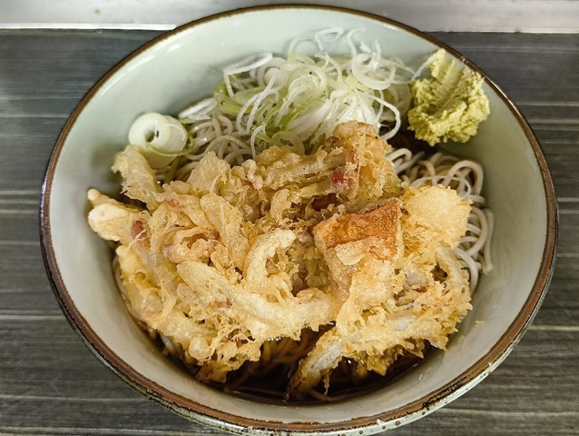 冷しかき揚げそば