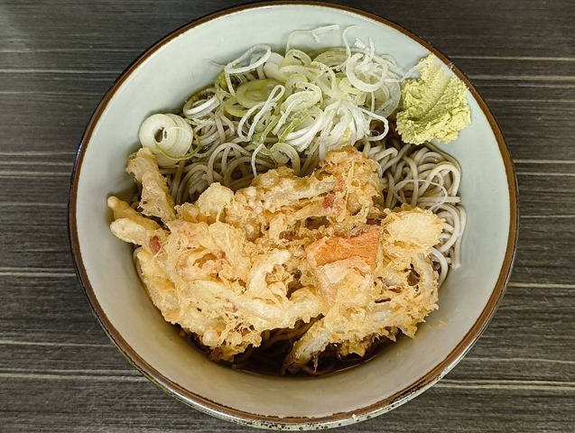 冷しかき揚げそば