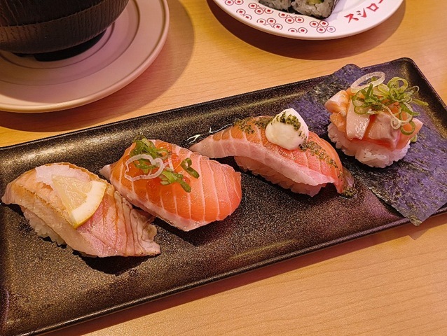 生サーモンづくし4種盛り