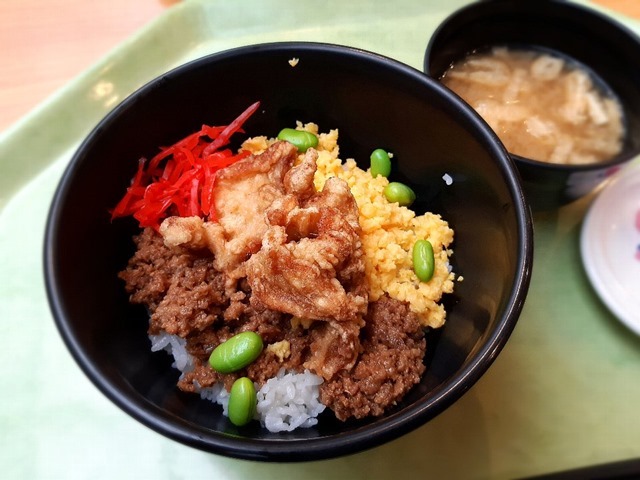 唐揚げおぼろ丼