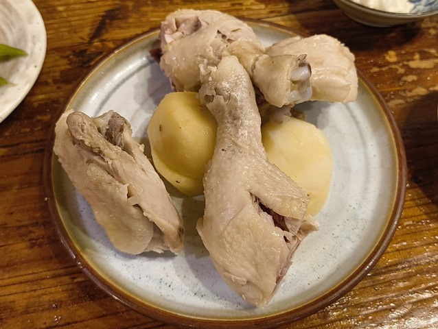 蒸し鶏