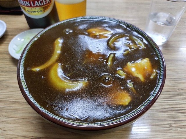 カレー南蛮そば玉落とし