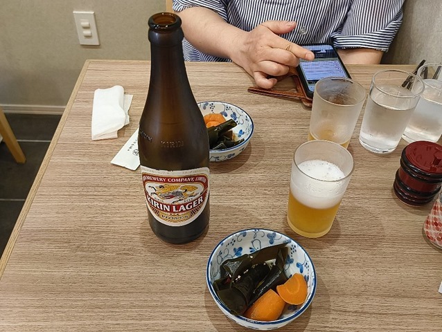 瓶ビール（キリンラガー）