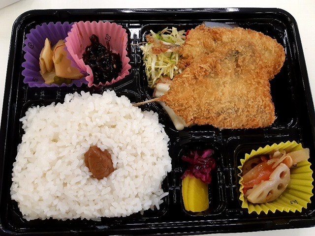 アジフライ弁当