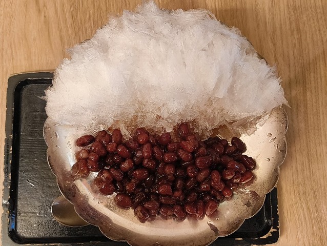 甘味処 みつばち 本店の氷あずき