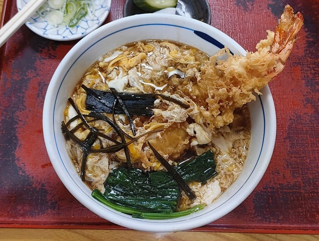 天とじそば