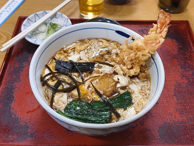 天とじそば