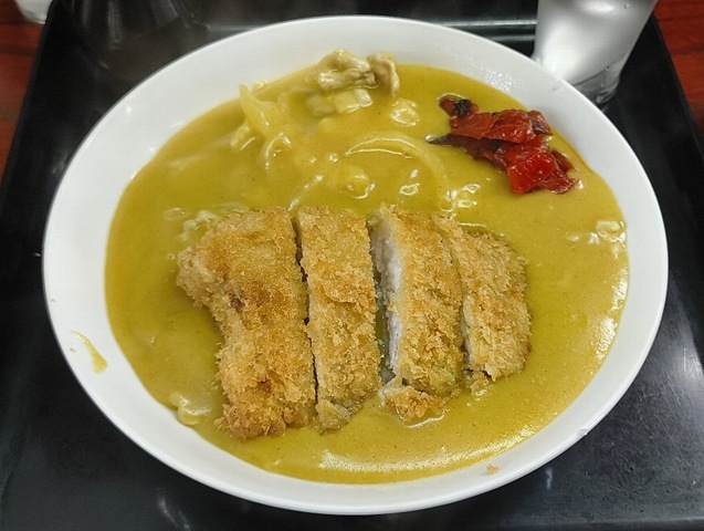 カツカレー（ご飯半分）