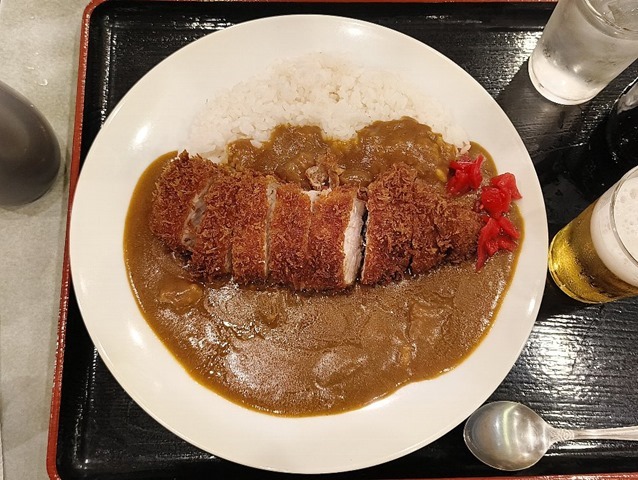 カツカレーご飯1/2